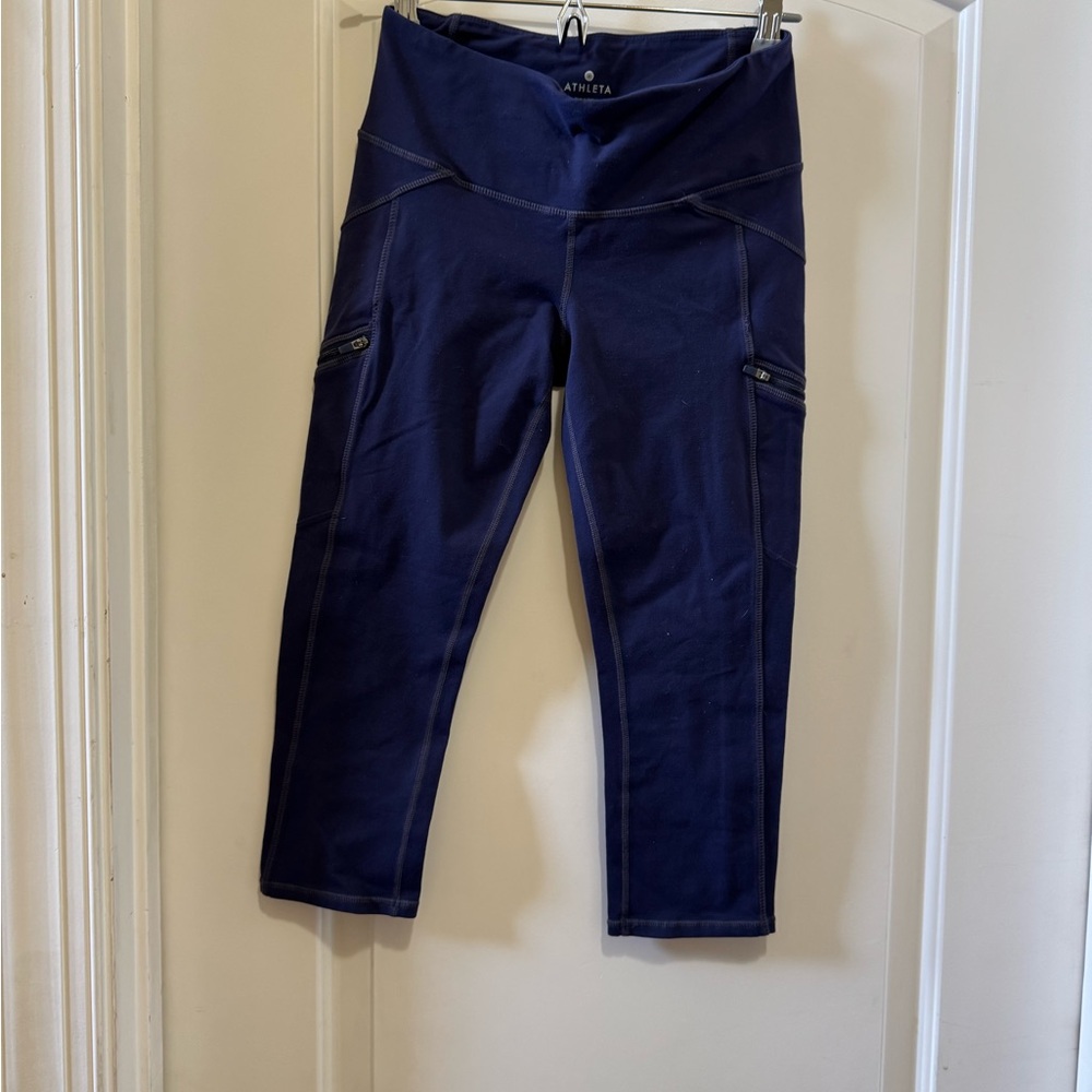 Athleta Dark Blue Activewear Top